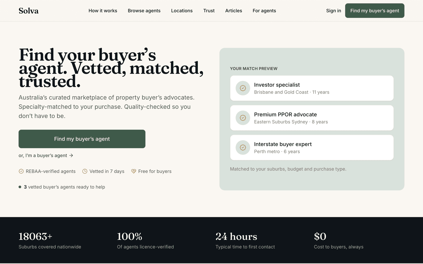 Solva Property website